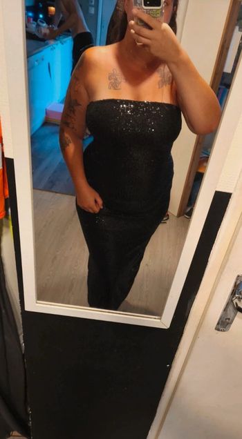 Robe bustier a sequin XL