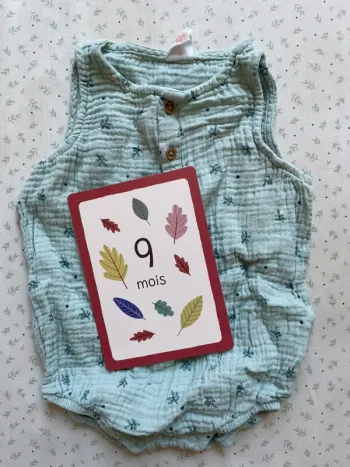 Grenouillère gaze de coton