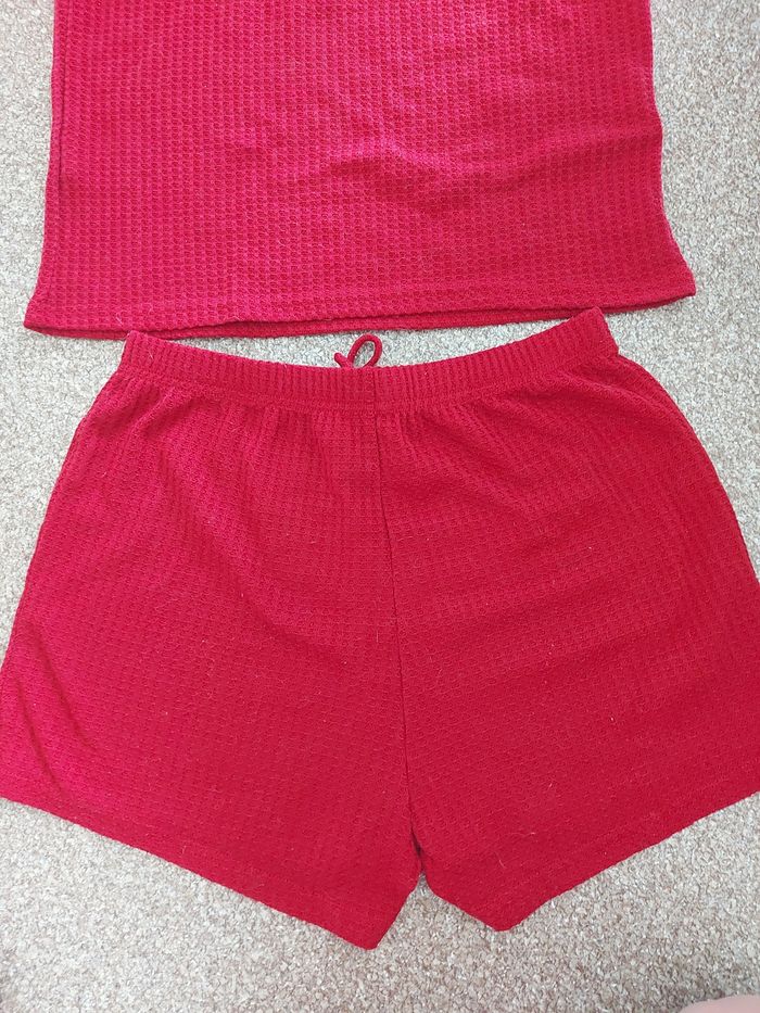 Ensemble pyjama bordeaux Shein - photo numéro 5
