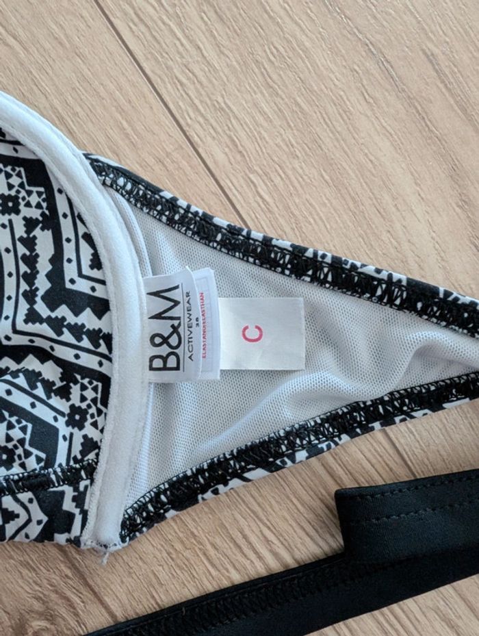 Maillot de bain 2 pièces betm taille 38 - photo numéro 3