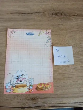 Feuille Diddl A6 160 0,20€
