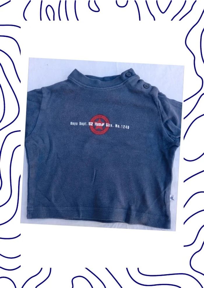 Tee shirt 6 mois C&A - photo numéro 2