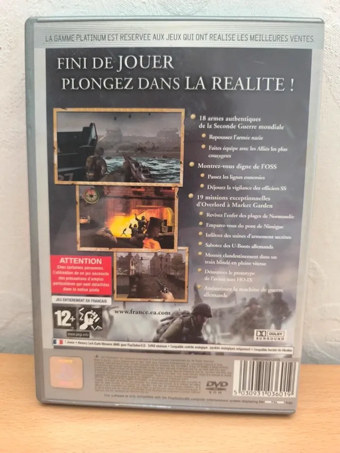 Medal of honor en première ligne - PS2 - photo numéro 2