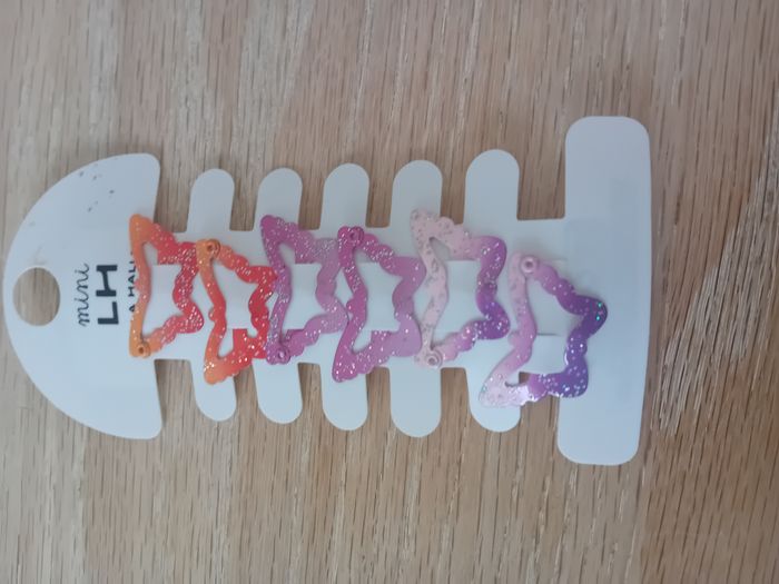 Lot 6 barrettes papillons fille - Très bon état