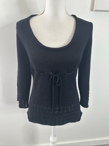 Blouse en maille noire 123 T42/44 XL/XXL