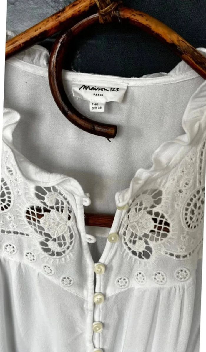 Blouse broderies anglaises Capucine - photo numéro 13
