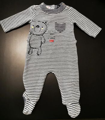 Pyjama marinière taille 6 mois