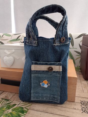 Petit sac en denim pour enfant 