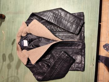 Veste en simili cuir