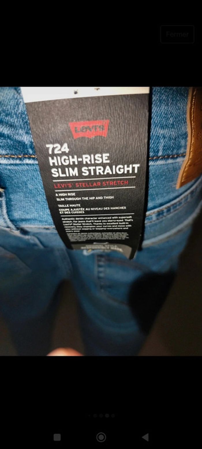Jeans levis 724 femme - photo numéro 6