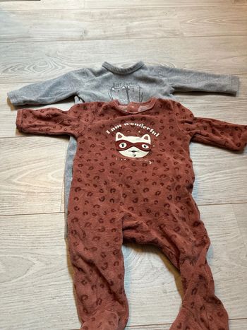 Lot de 2 pyjama 6 mois bébé
