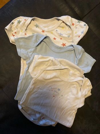 3 bodies petit bateau 24 mois