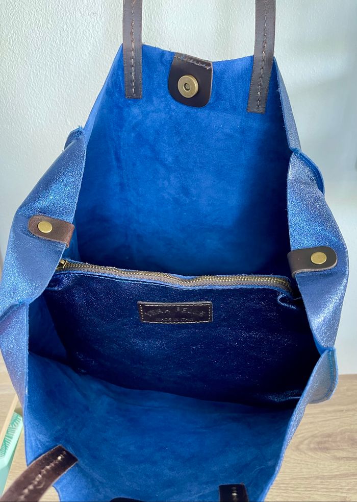 Sac à main en cuir italien multi fonctions - photo numéro 5