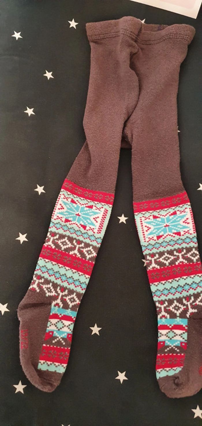 Ensemble Orchestra gilet et collants taille 9 mois en très bon état - photo numéro 5