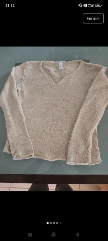 Pull en coton