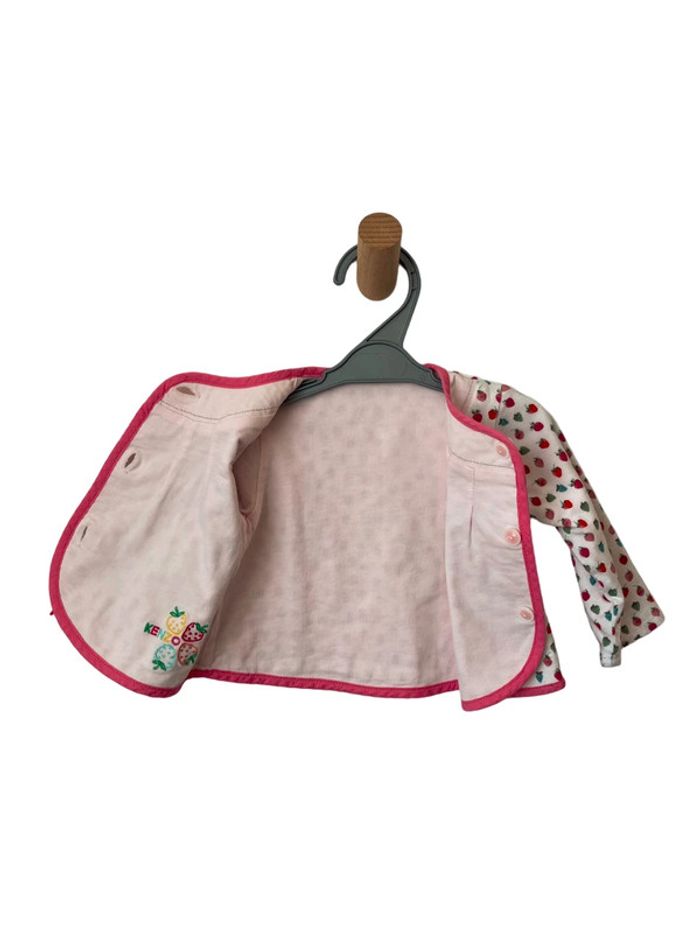LOT / Ensemble Kenzo Kids imprimé fraises (combishort + cardigan) - 3 mois (60cm) - photo numéro 10