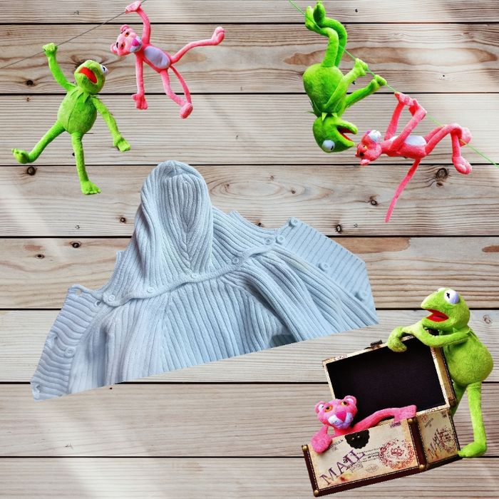 Cardigan à capuche pour bébé garçon taille 6 mois - photo numéro 3