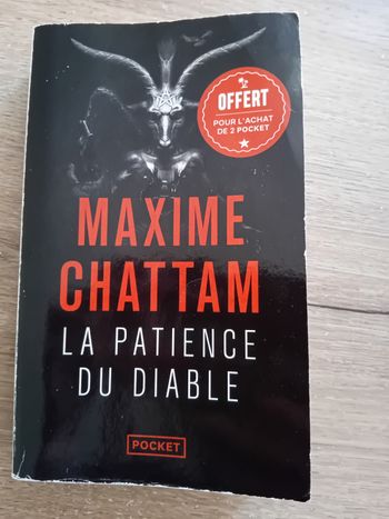 Livre La patience du diable Maxime Chattam