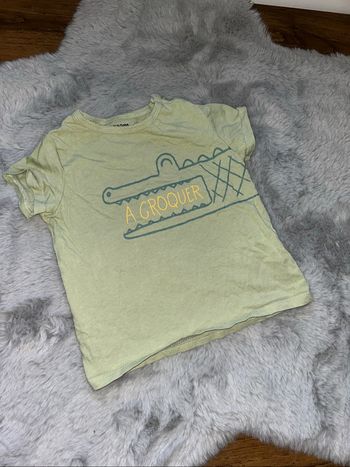 Tee-shirt vert crocodile - 24 mois - Kiabi