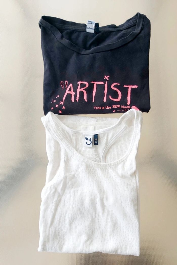 Tee shirt 2 en 3 Pommes 11/12 ans - photo numéro 2