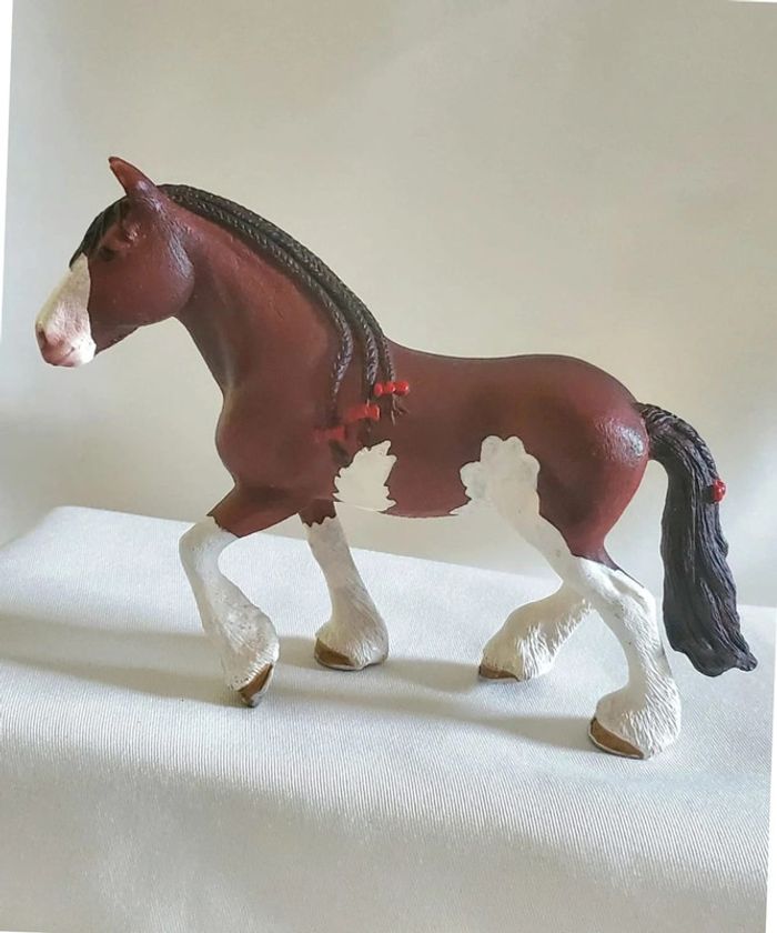 Figurine Schleich - Jument Clydesdale 13809 - photo numéro 2