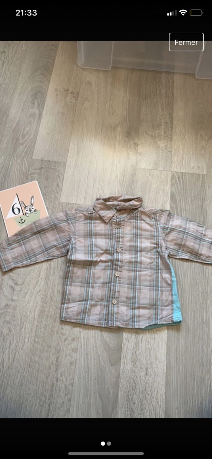 Chemise légère 6 mois