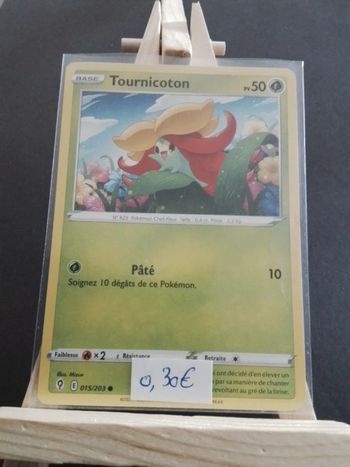 Carte Pokémon Tournicoton 15/203
