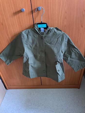 Parka kaki 18 mois mixte Tex