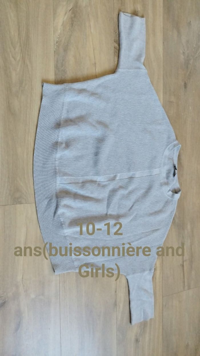 Pull fille 10-12 ans