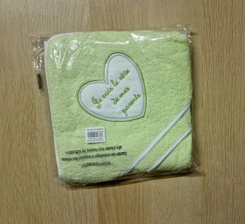 Sortie de bain bébé cape de bain serviette bebe cadeau naissance