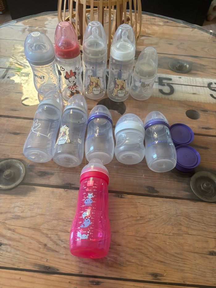 Lot 11 biberons - photo numéro 2