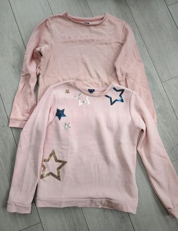 Lot 2 pulls fourrés kiabi 12 ans