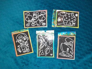 Lot de cartes a gratter