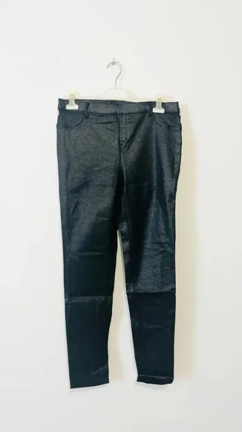 Pantalon slim noir camaïeu
