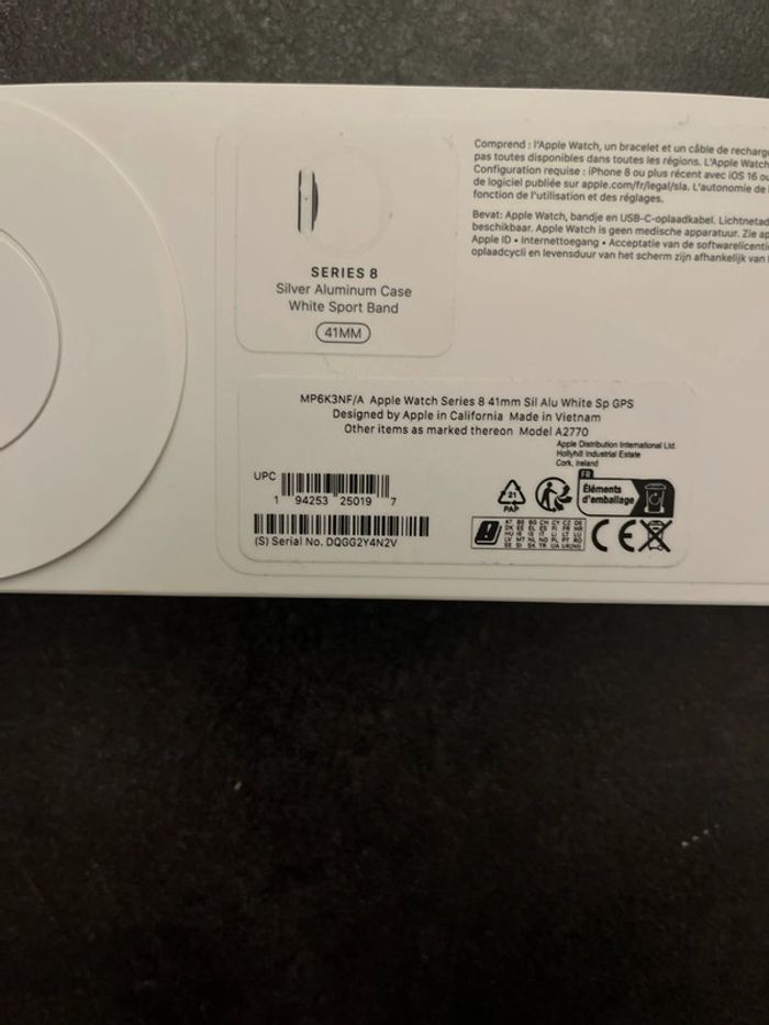 Montre Apple Watch série 8 41 mm 39 mm - 42 mm • Neuf avec étiquette - photo numéro 4