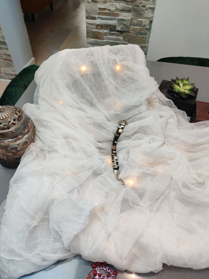 Bracelet en cuir et métal - photo numéro 2