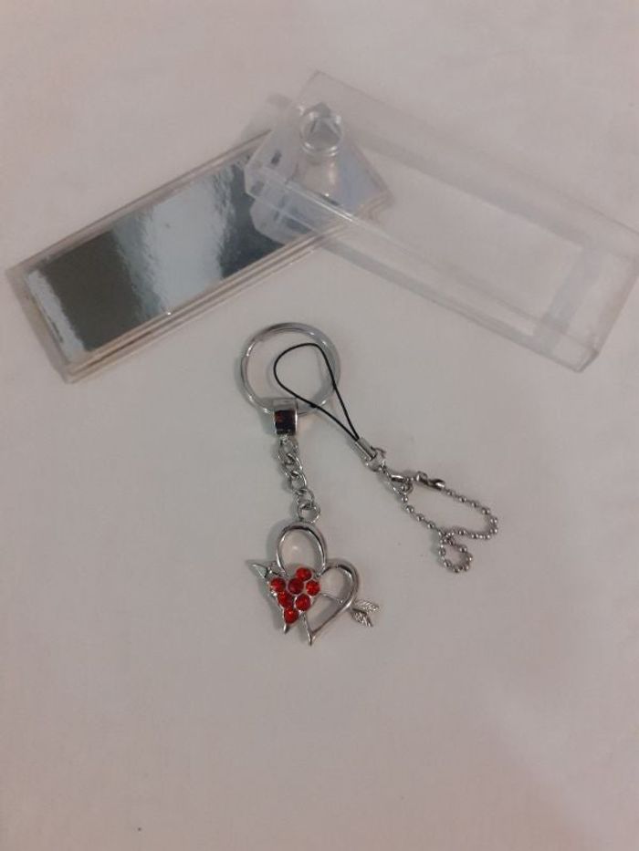 Porte clef forme coeur
