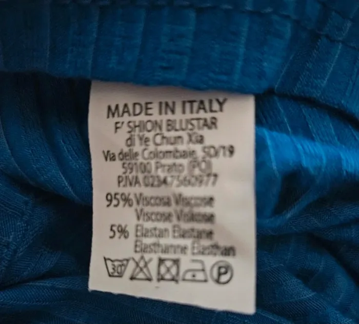 Combi short bleu Made in Italy Taille 40/42 Neuf - photo numéro 4