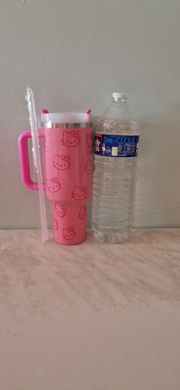 Hello kitty style Stanley cup rose