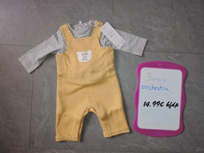 ensemble orchestra taille 3 mois