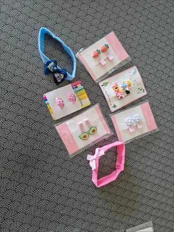 Lot accessoires cheveux bébé