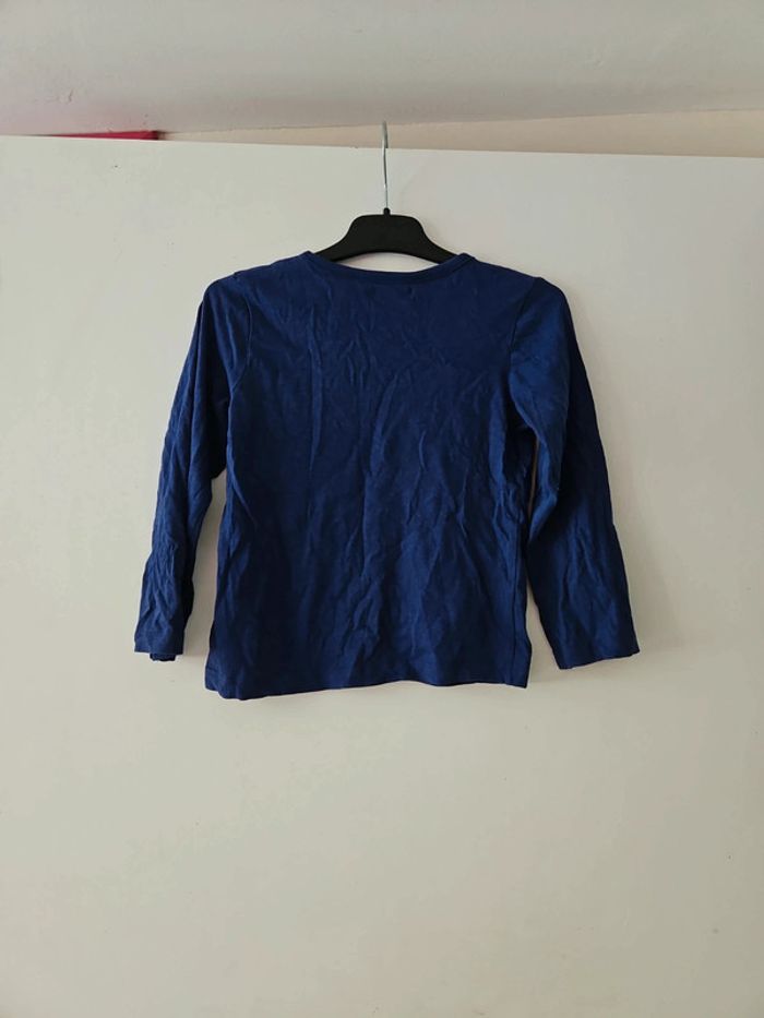 Tee-shirt manche longue cheval fille taille 6 ans - photo numéro 3