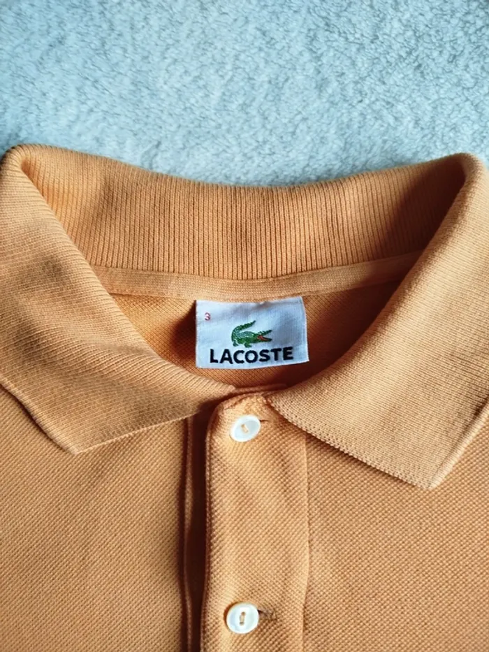 Polo Lacoste col. Pêche - photo numéro 4