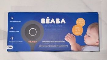 Caméra de surveillance pour bébé BÉABA Zen Connect. Coloris noir.