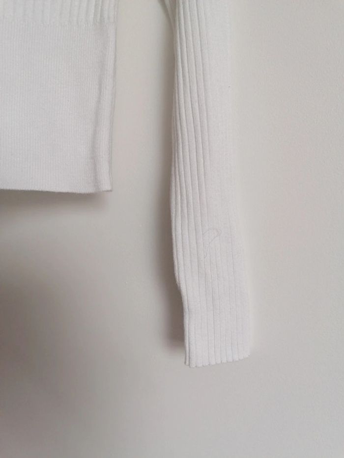 Haut côtelé manches longues Zara taille S - photo numéro 4