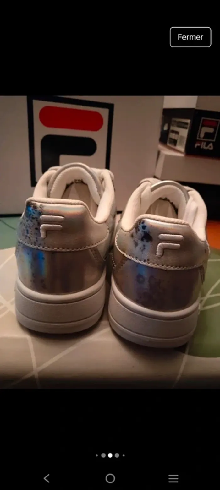 Paide de baskets sneakers femme marque Fila pointure 38 - photo numéro 9