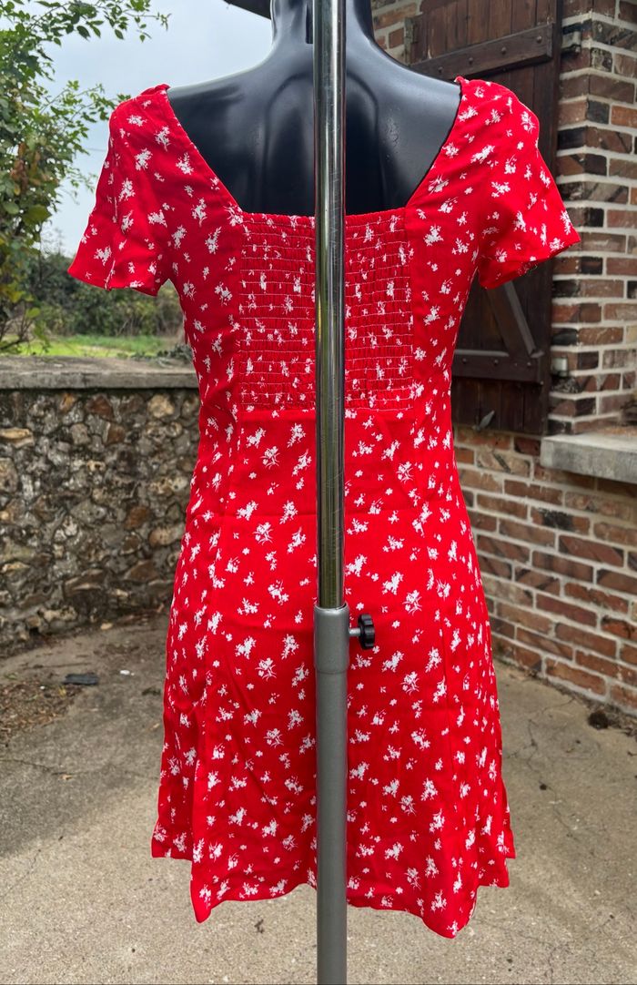 Robe à imprimé floral 🌺 col carré 📏 Taille 36 Jennyfer 🏷 - photo numéro 4