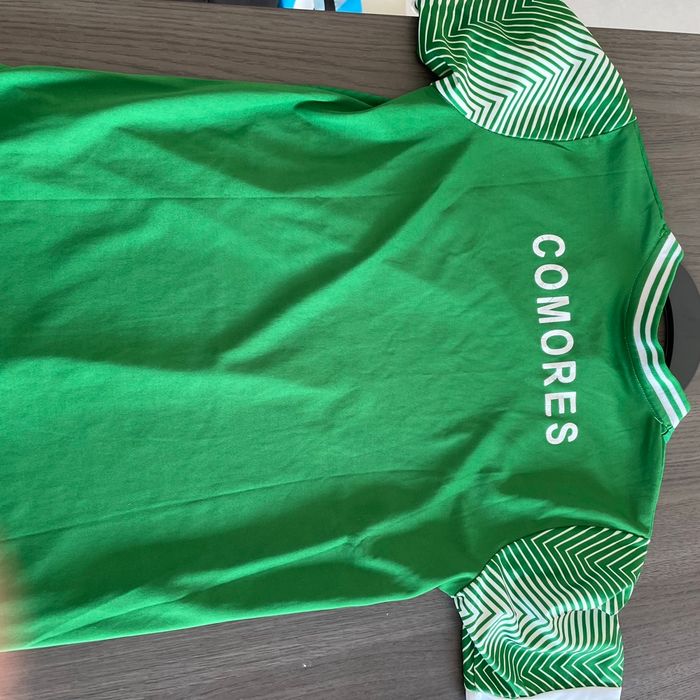 Maillot officiel des Comores – Édition verte (taille S)) - photo numéro 2