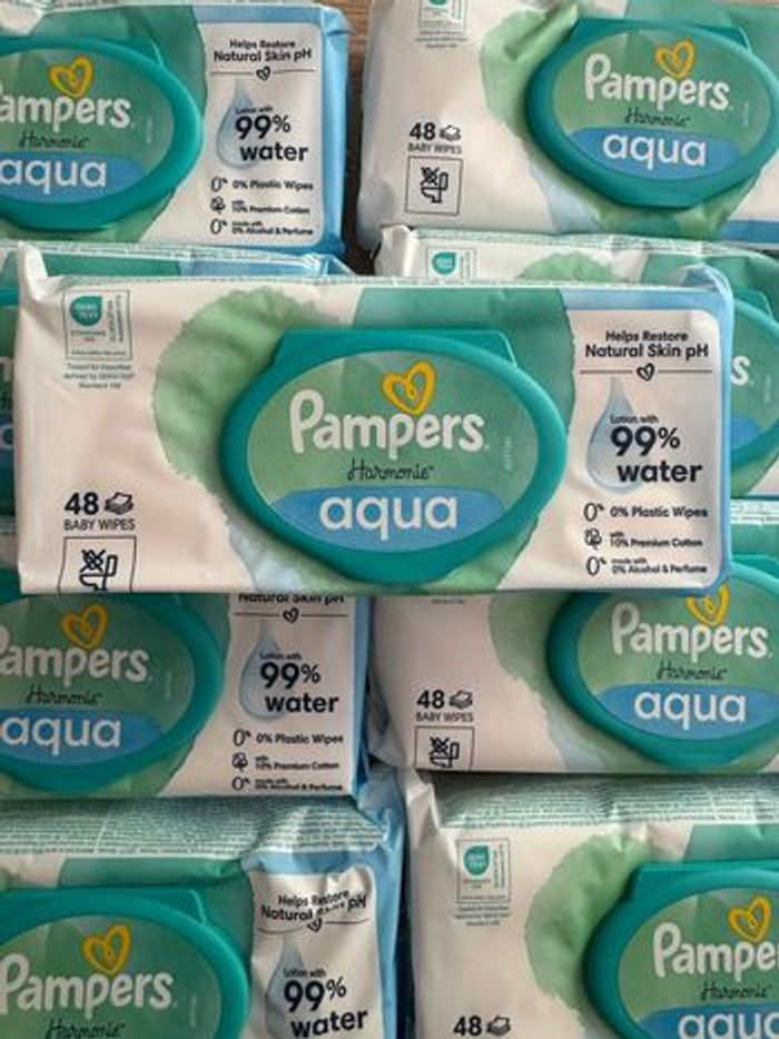 Lingettes Pampers Harmonie Aqua