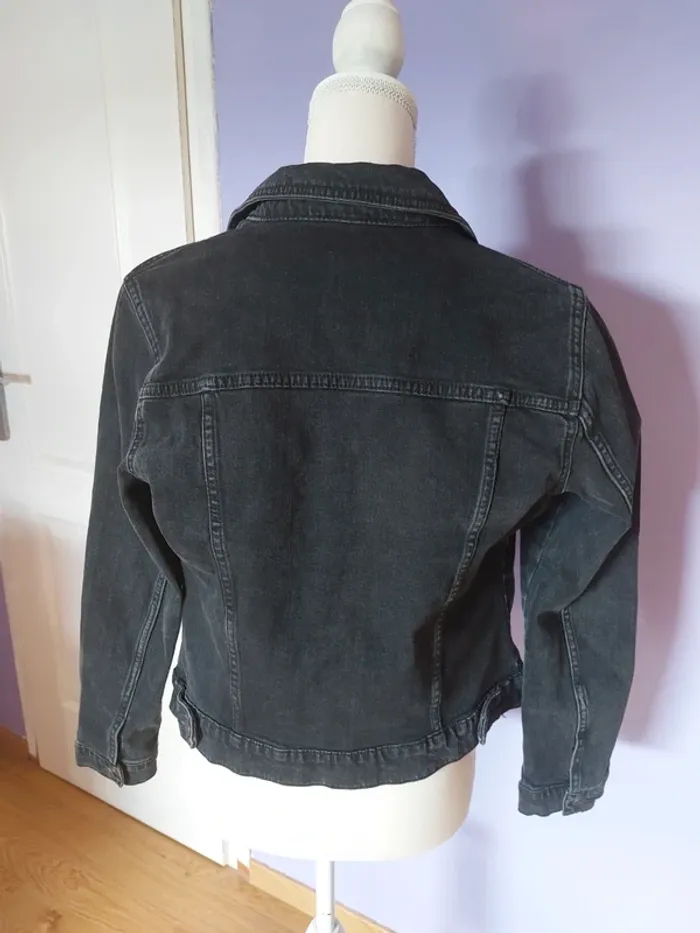 Veste en  jean noire - photo numéro 4